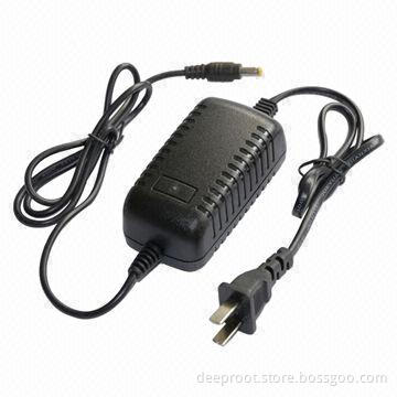 AC/DC Adapter for CCTV Camera, 48W Output, 12V DC/3A, 12V/4A, Desktop Type, Override Protection